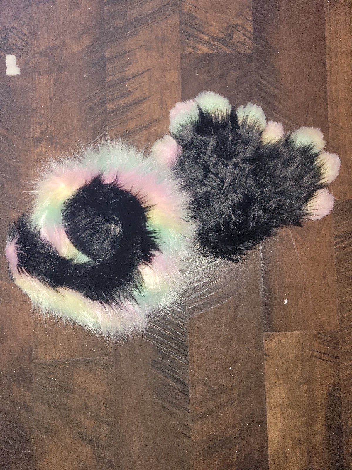 Matching paws and tail fursuit set !