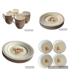 Retroneu “Land That I Love” 16 Piece Dinnerware Set