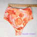 New! Peony Free People Ruched Staple Hi Bikini Bottoms, women size S