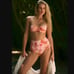 New! Peony Free People Ruched Staple Hi Bikini Bottoms, women size S