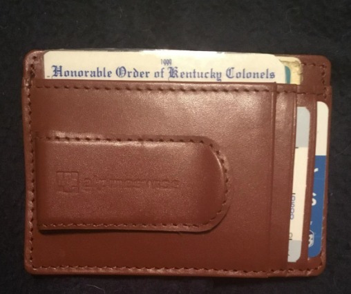Men's RFID Safe Money Clip Minimalist Wallet Smooth Leather