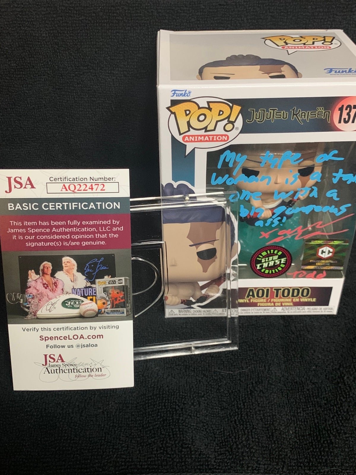 Funko Pop! Vinyl: Jujutsu Kaisen - Aoi Todo (Chase) (Glow) CC Exclusive - Signed