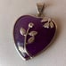 Vintage Genuine Amethyst Sterling Silver Pendant