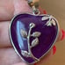 Vintage Genuine Amethyst Sterling Silver Pendant