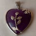 Vintage Genuine Amethyst Sterling Silver Pendant