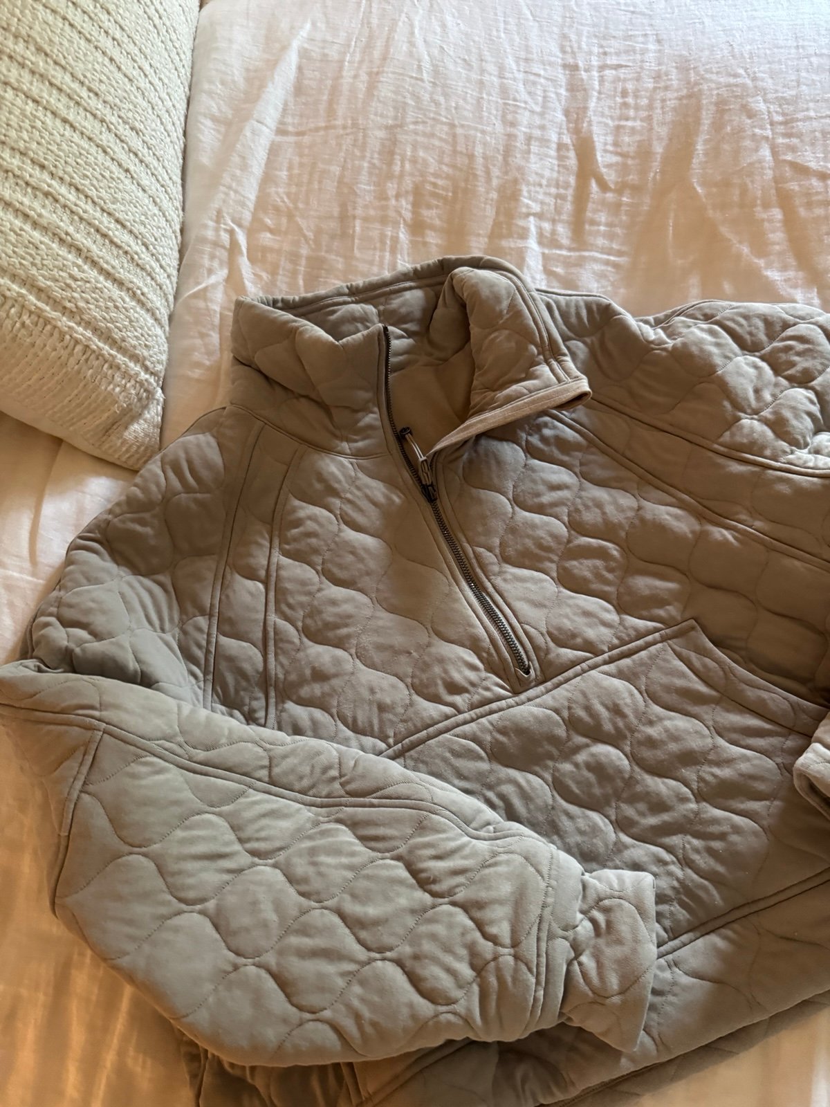 Lululemon Scuba Half Zip Quilted Jacket Pullover XL
