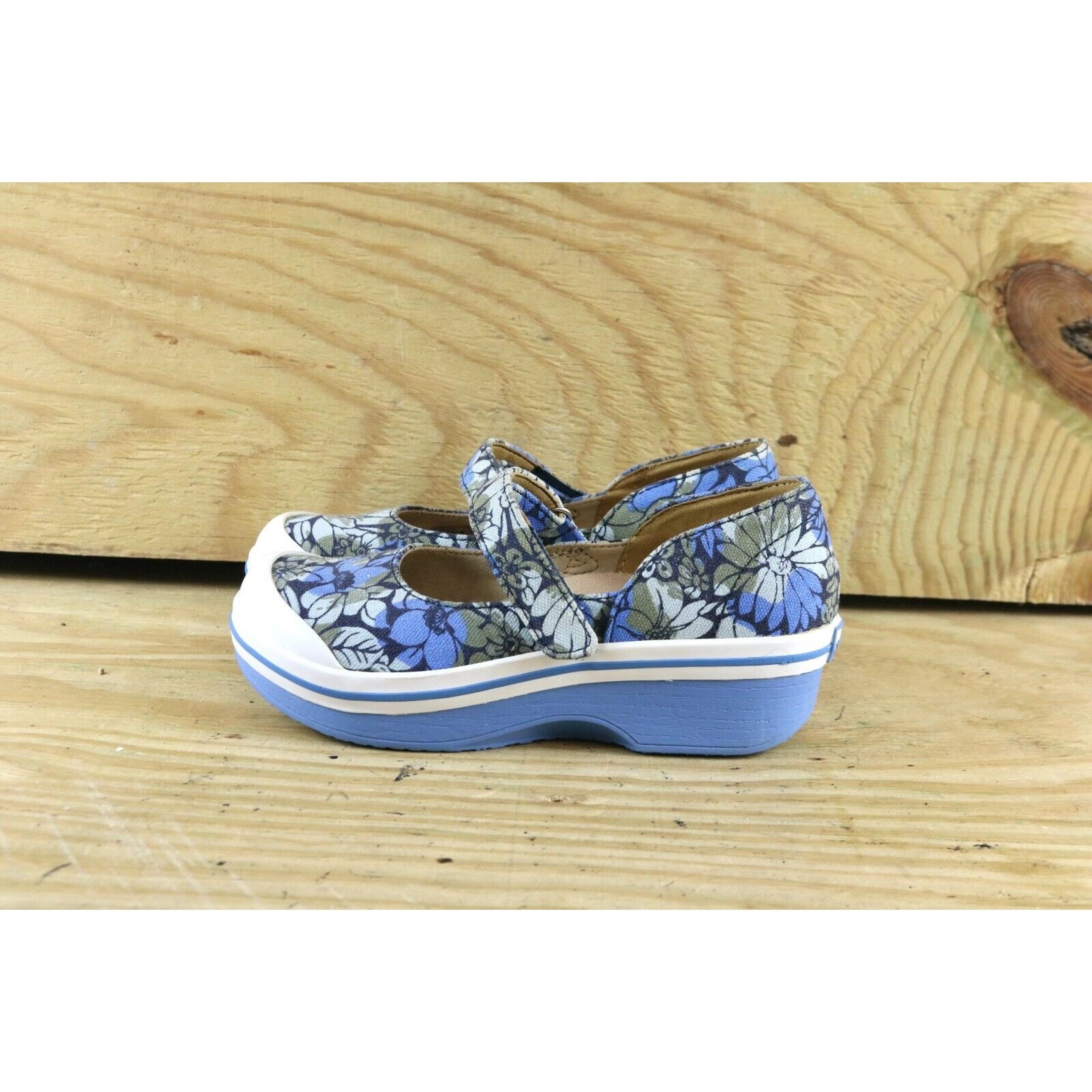 Dansko Clogs Girls 31 Vegan Valerie Mary Jane Floral Multicolor Shoes