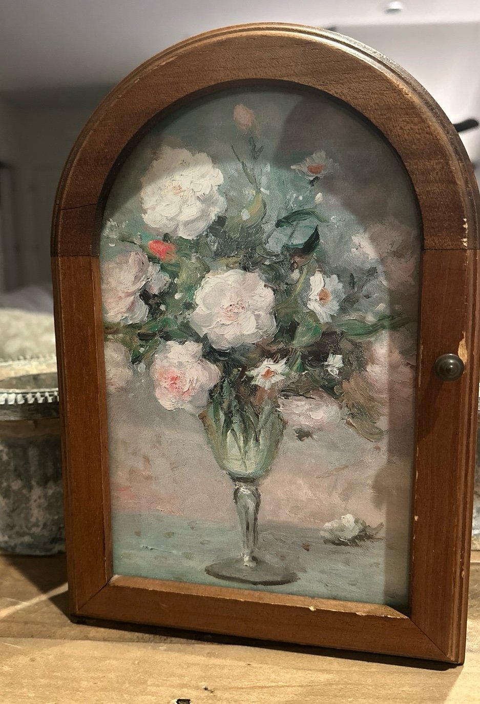 Vintage key cabinet