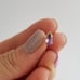 Single Amethyst Earring