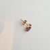 Single Amethyst Earring