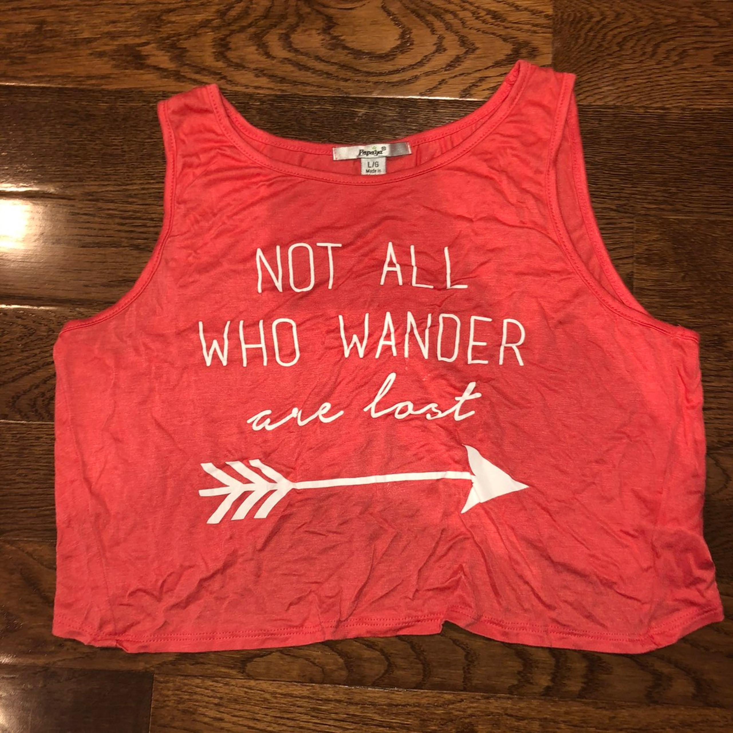 Pink crop tank