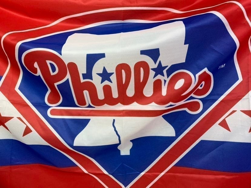 BIG Philadelphia Phillies Wincraft 2002 Banner Flag MLB Indoor / Outdoor