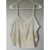 Ramy Brook Margo Embroidered Tank Top Camisole Womens Small Bone Cream. Party