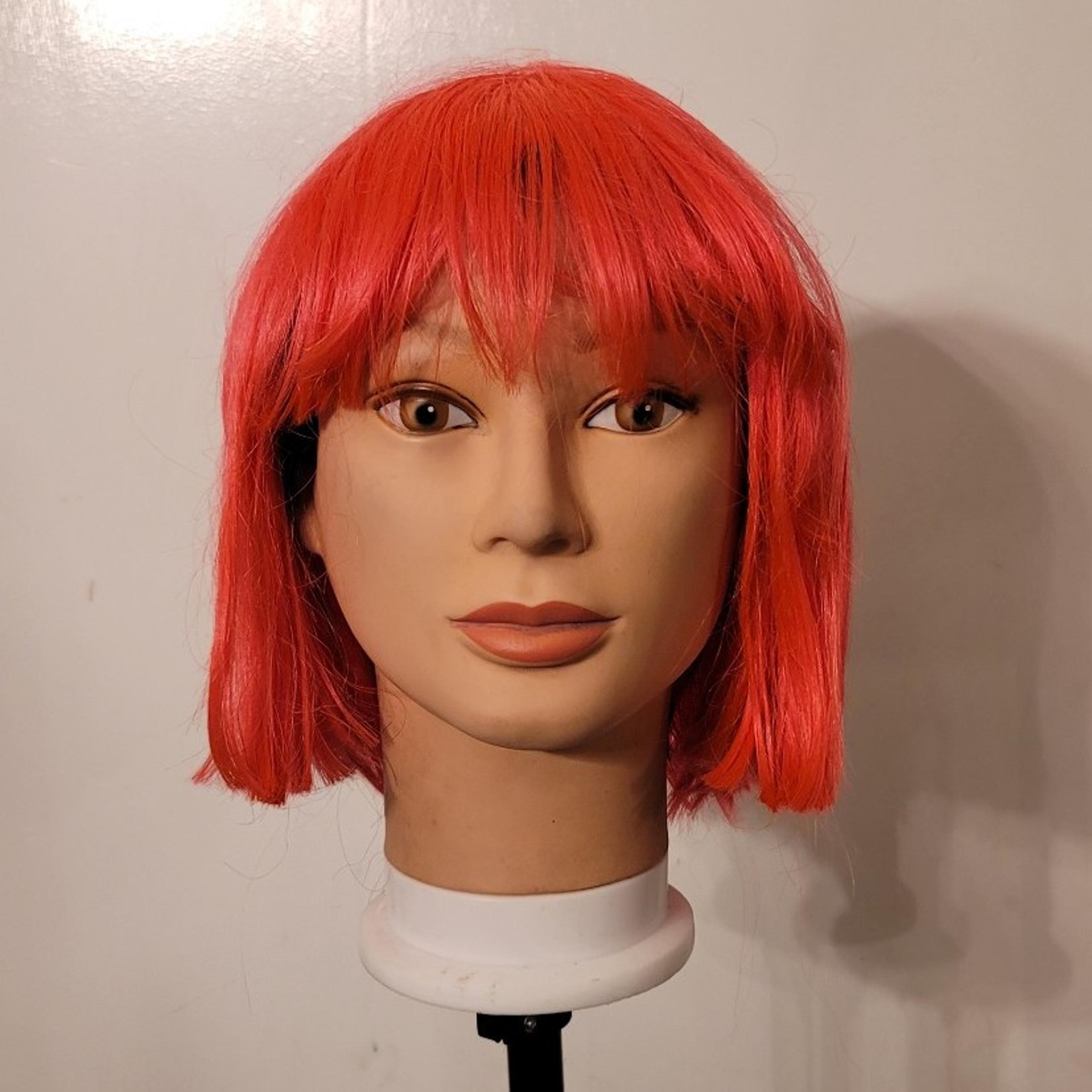 Vintage Hot Pink short bob cosplay wig