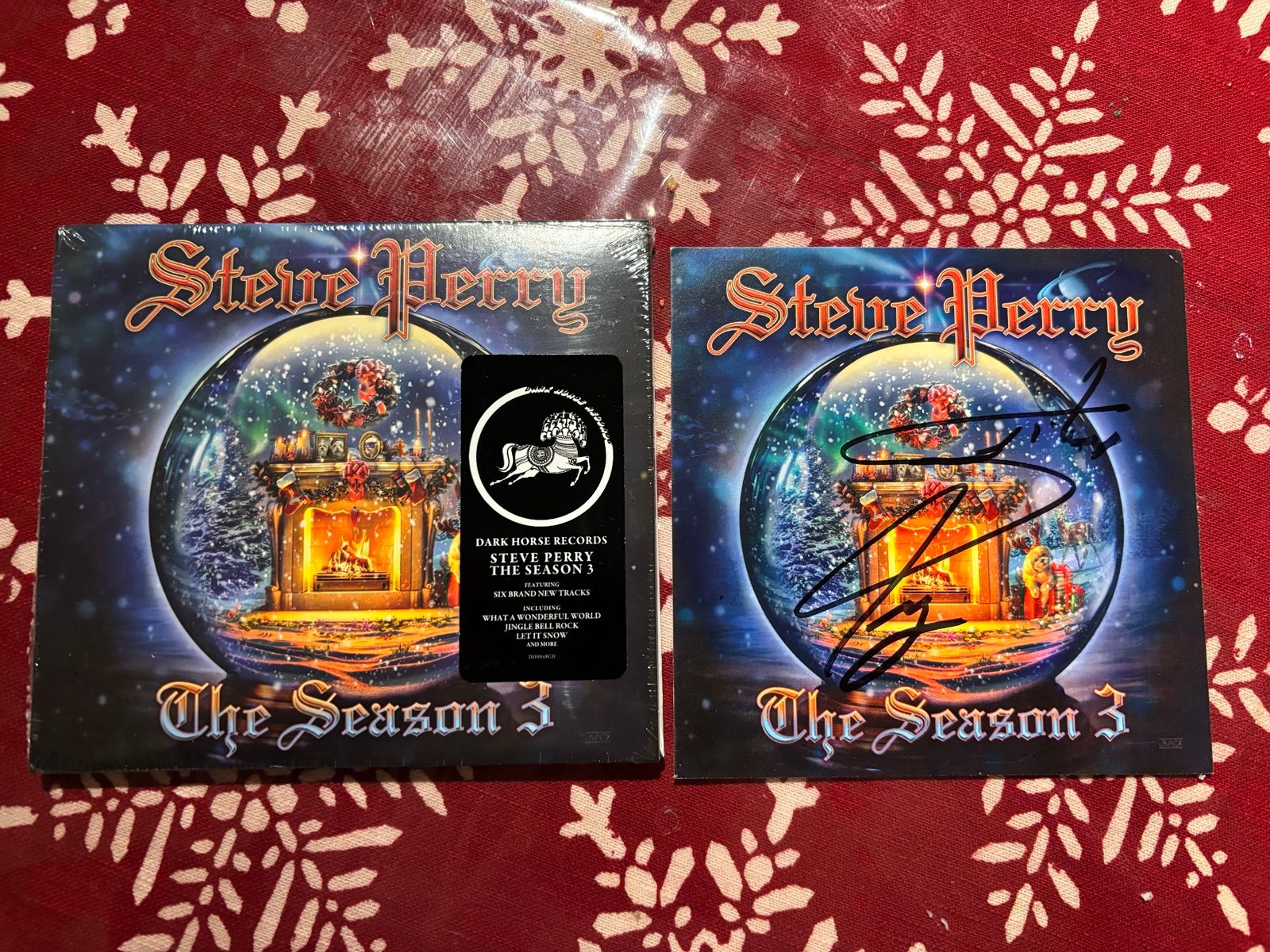 Steve Perry - The Season 3 CD - Autographed Signed Art Card IN HAND Brand New