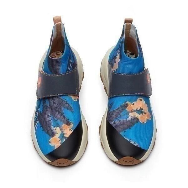 UIN Women's Walking Shoes Outdoor Non-Slip Comfort Sneaker (Summer-Blue Cazorla)