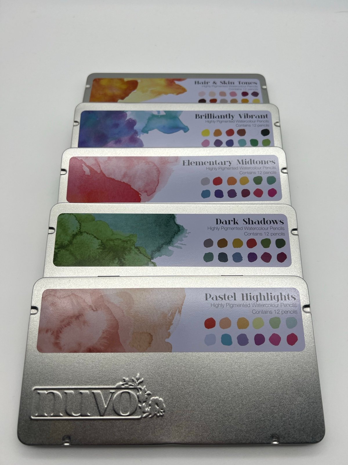 Nuvo Watercolor Pencils 5 Sets of 12