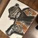 Scatter Elvis Charcoal Art by Rahkstar FREE SHIPPING