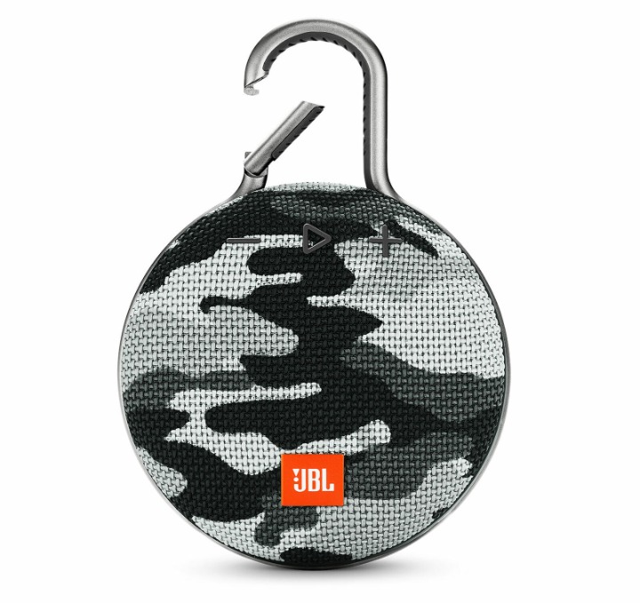 JBL Clip 3 Black Camo Portable Bluetooth Speaker