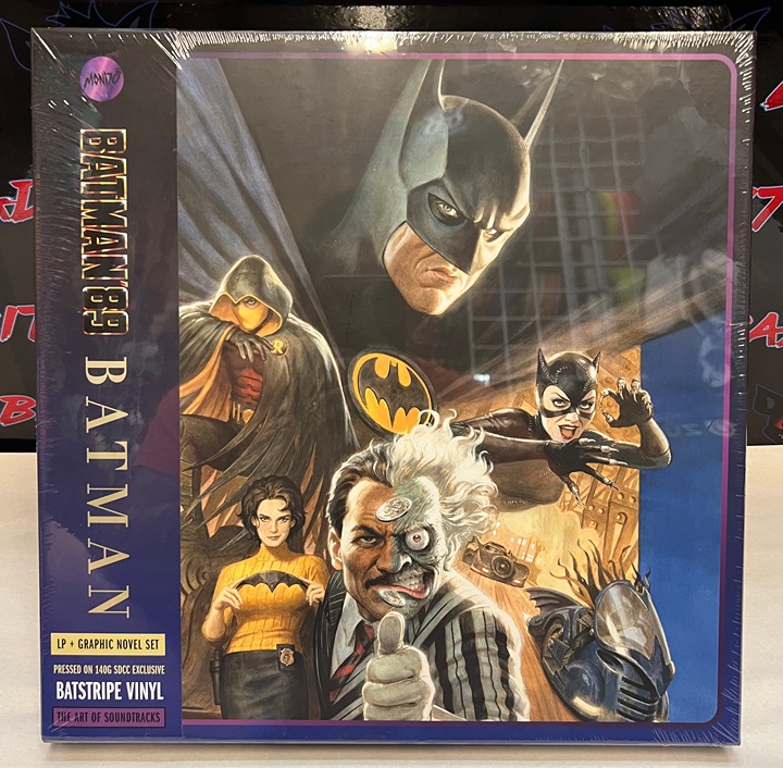 SDCC 2024 EXCLUSIVE BATMAN 89 VINYL RECORD AND GRAPHIC NOVEL SET