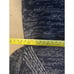 Massimo Dutti Navy Blue Marled Heavy Knit Split Back Sweater Sz small