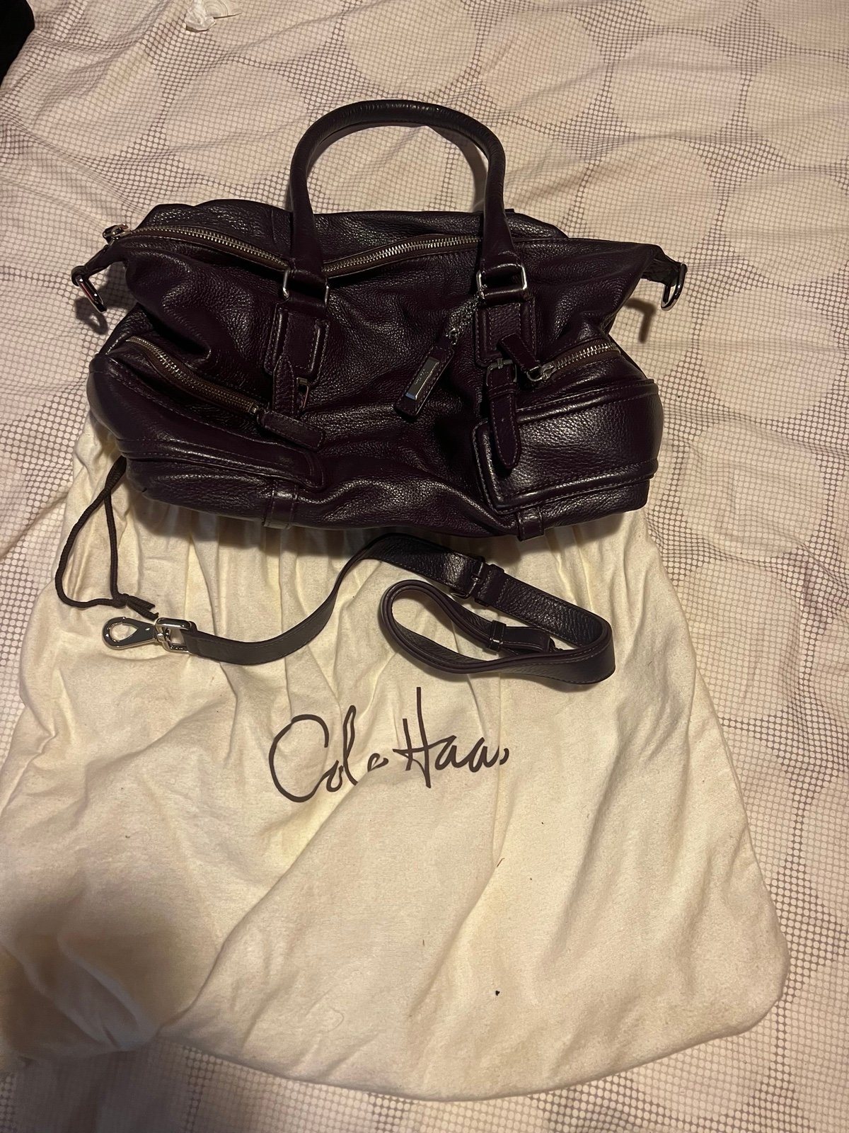 Cole Haan leather shoulder bag