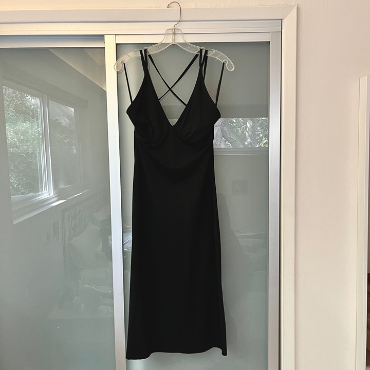 bebe Moda black dress size large