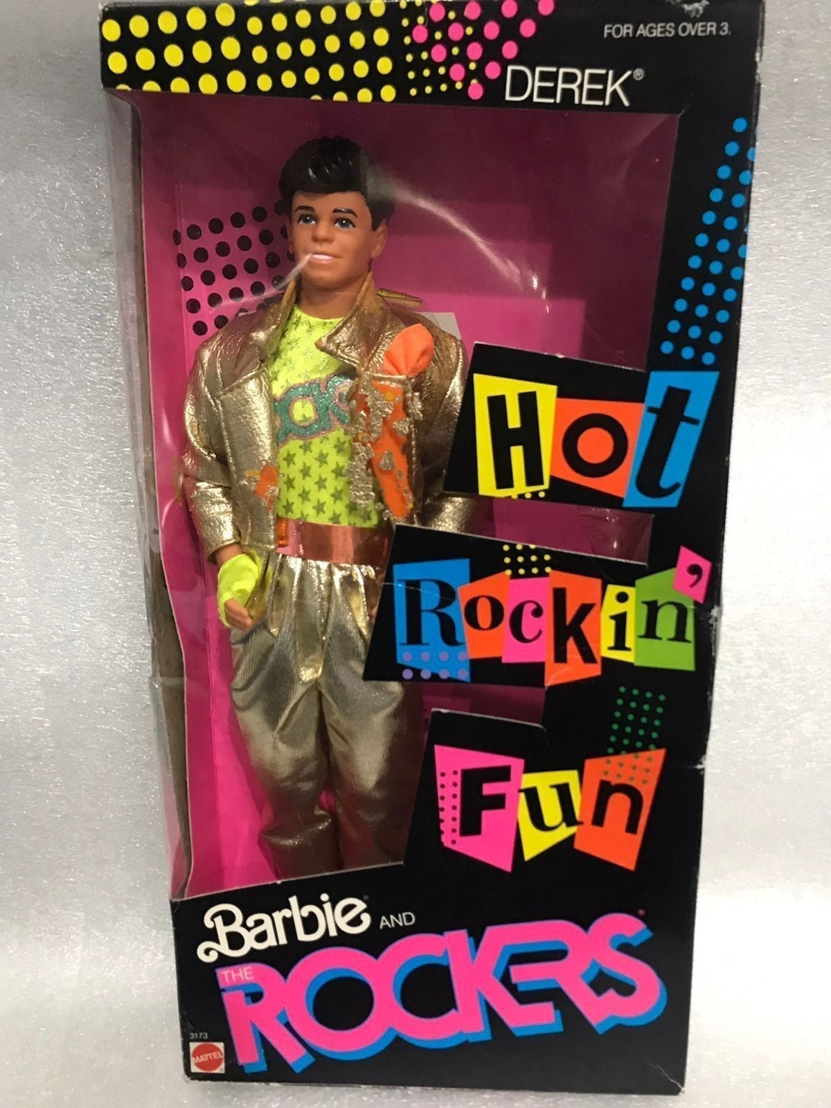 1986 Derek Barbie And The Rockers Doll brand new