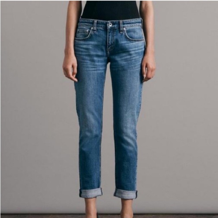 Rag & Bone The Dre Distressed Boyfriend Jeans in Bradford