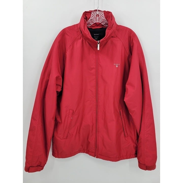 Men’s Gant Wayside Winter Insulated Jacket Red Size XL