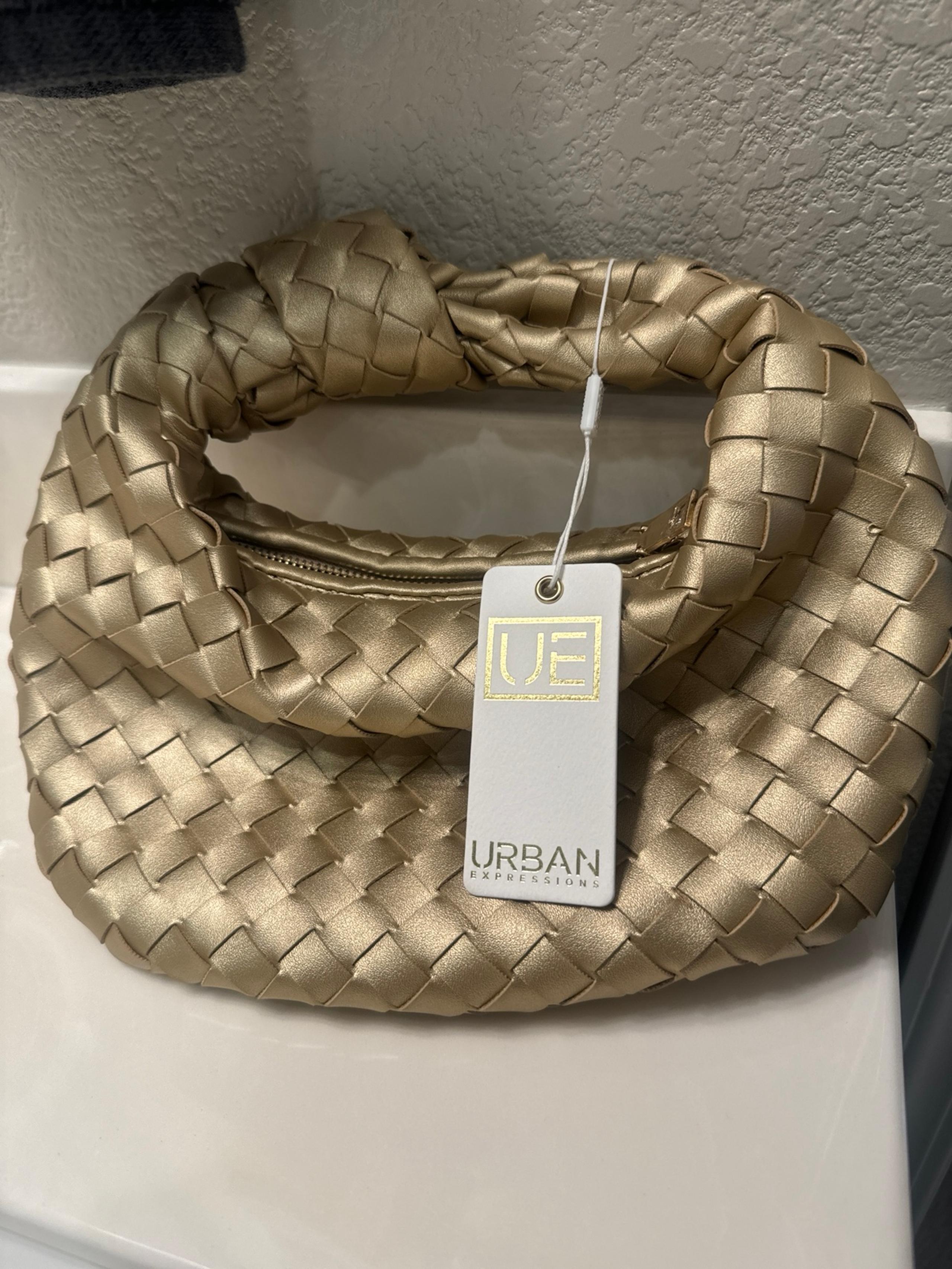 Gold urban expressions bag