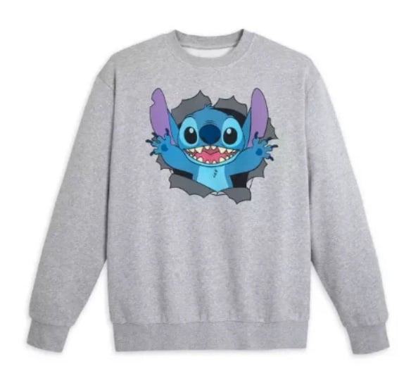 Disney Parks Stitch Front & Back Sweatshirt