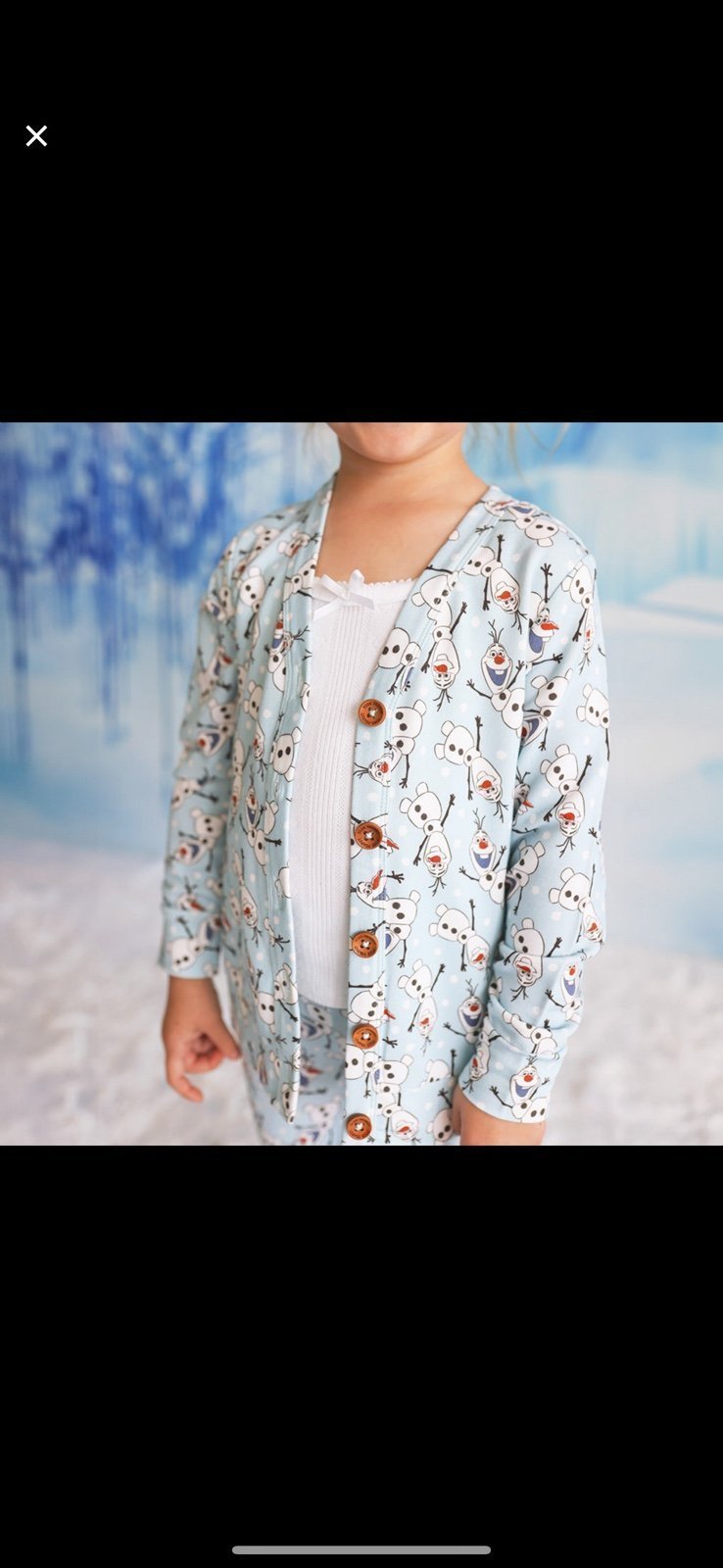 Posh Peanut Disney Olaf Cardigan