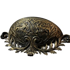 Vintage burwood wall decor