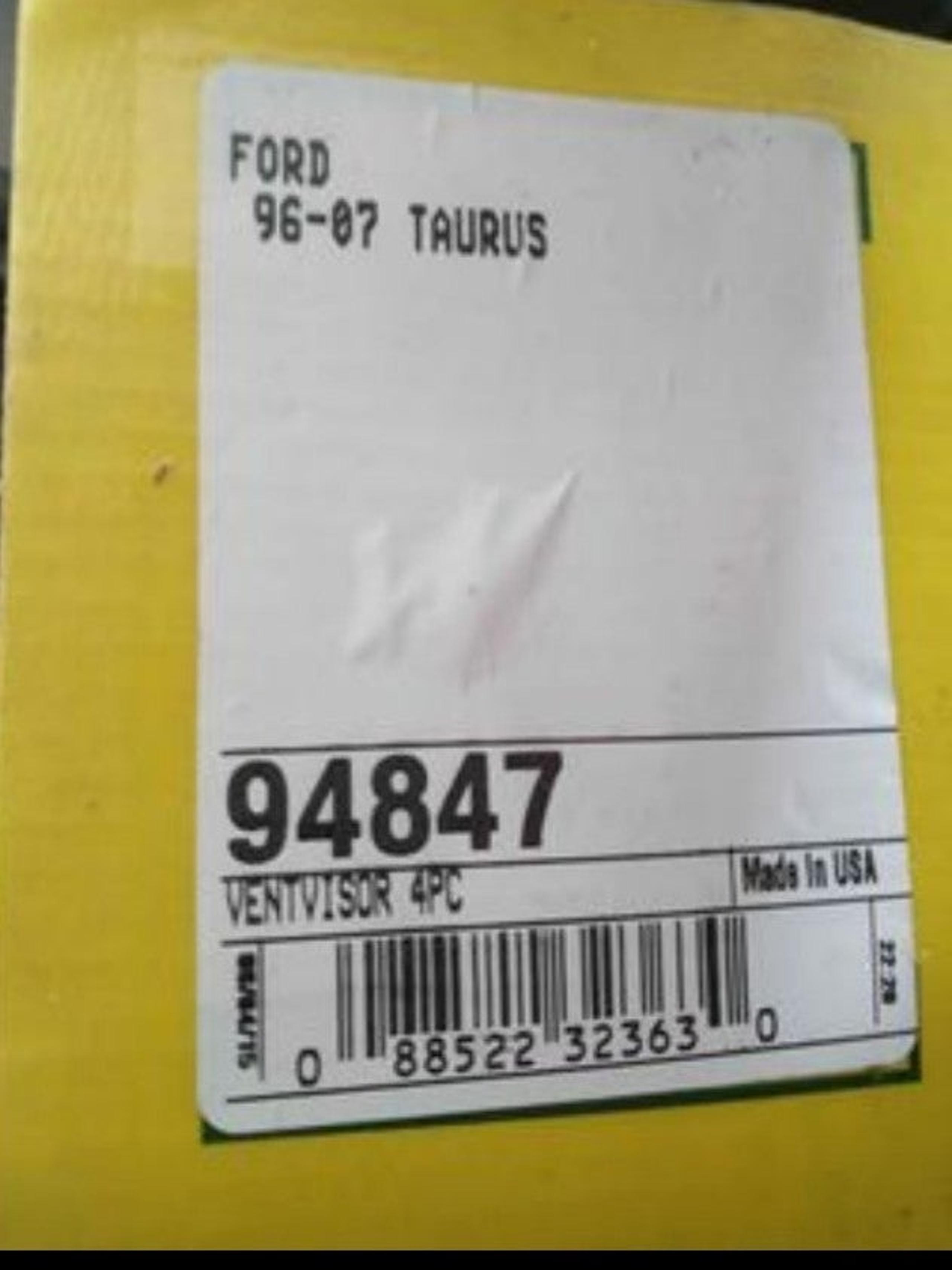 Rainguards/ventvisors 96-07 FORD TAURUS