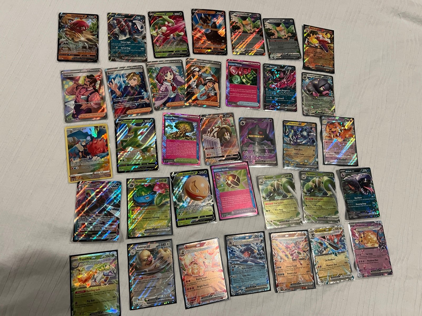 Pokémon cards mint - near mint condition