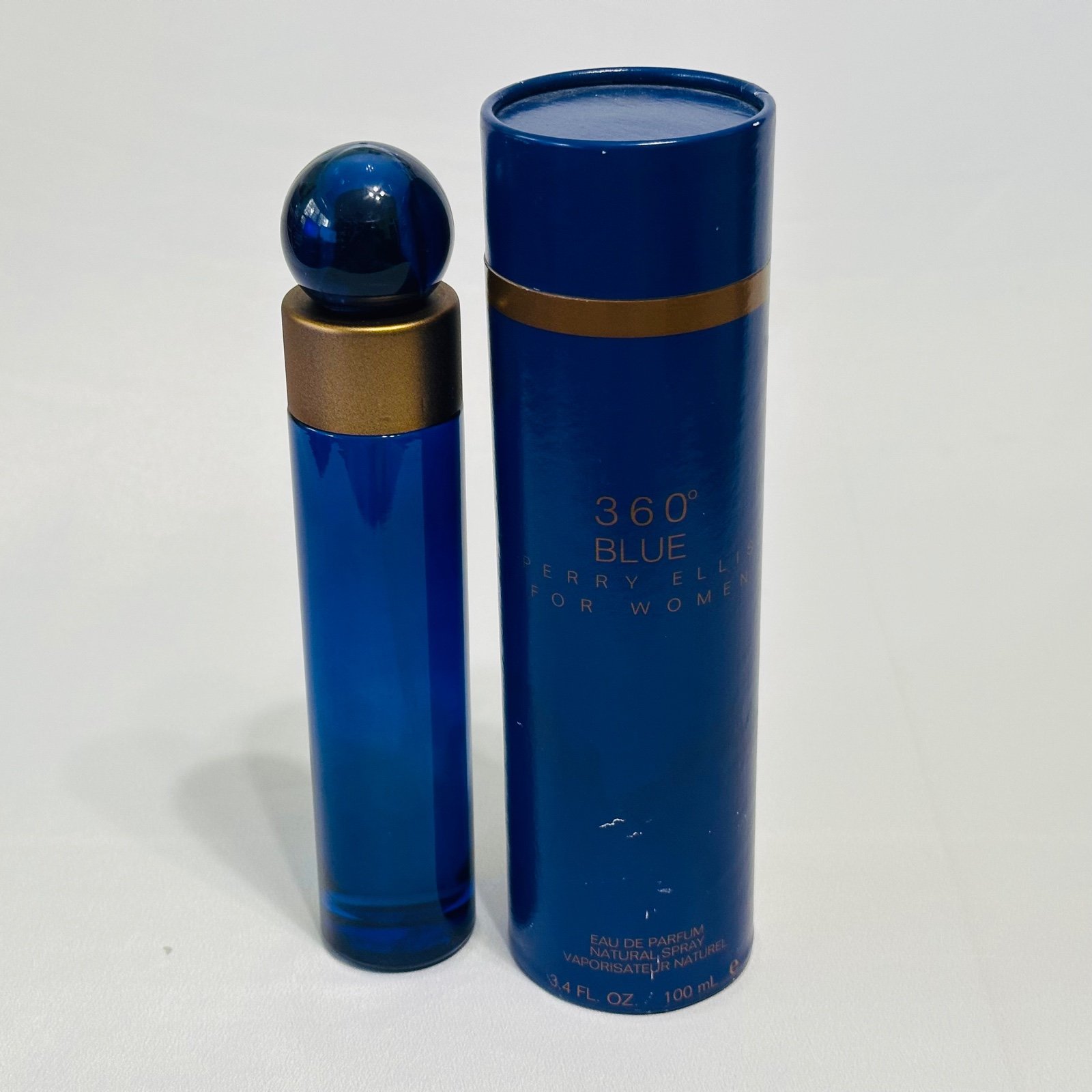 Vintage: 360 Blue by Perry Ellis women 3.4 fl.oz / 100 ml Eau de parfum spray