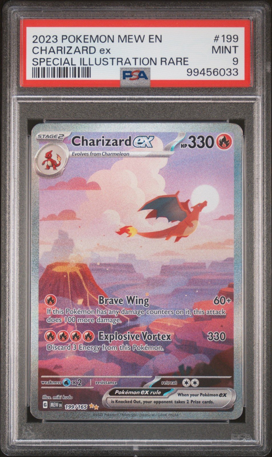 Charizard ex Special Illustration 151 PSA 9