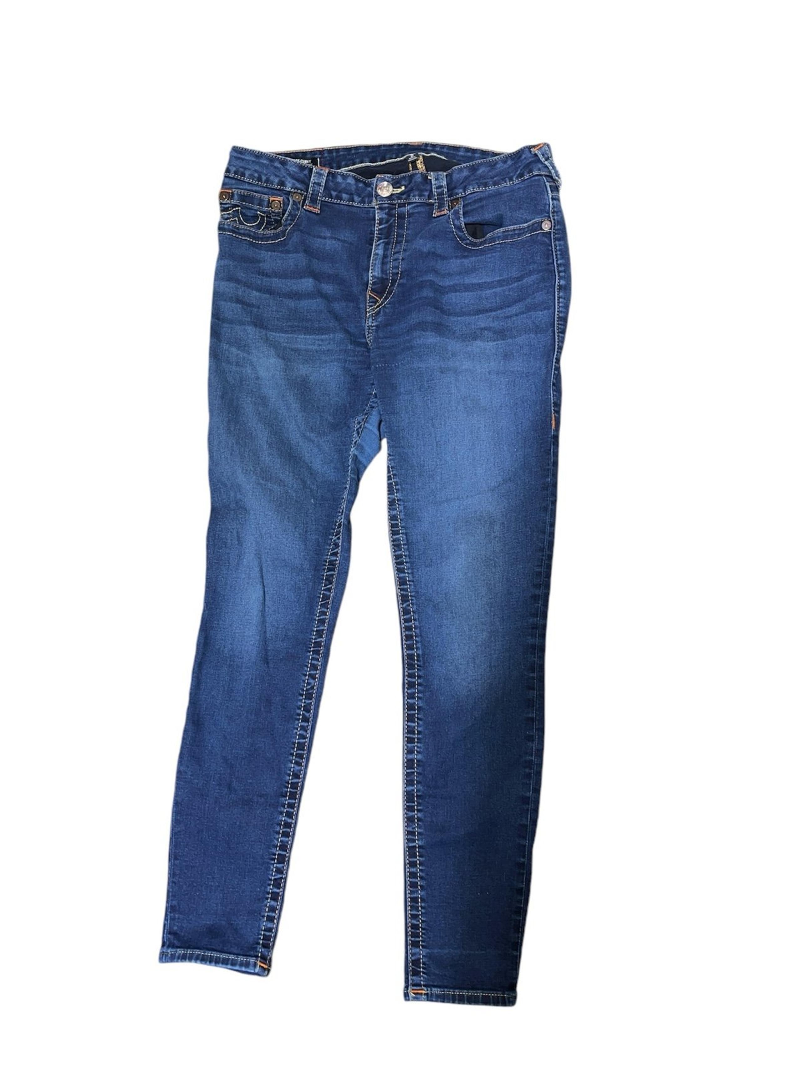 True Religion Jennie Curvy Midrise Skinny jeans size 33