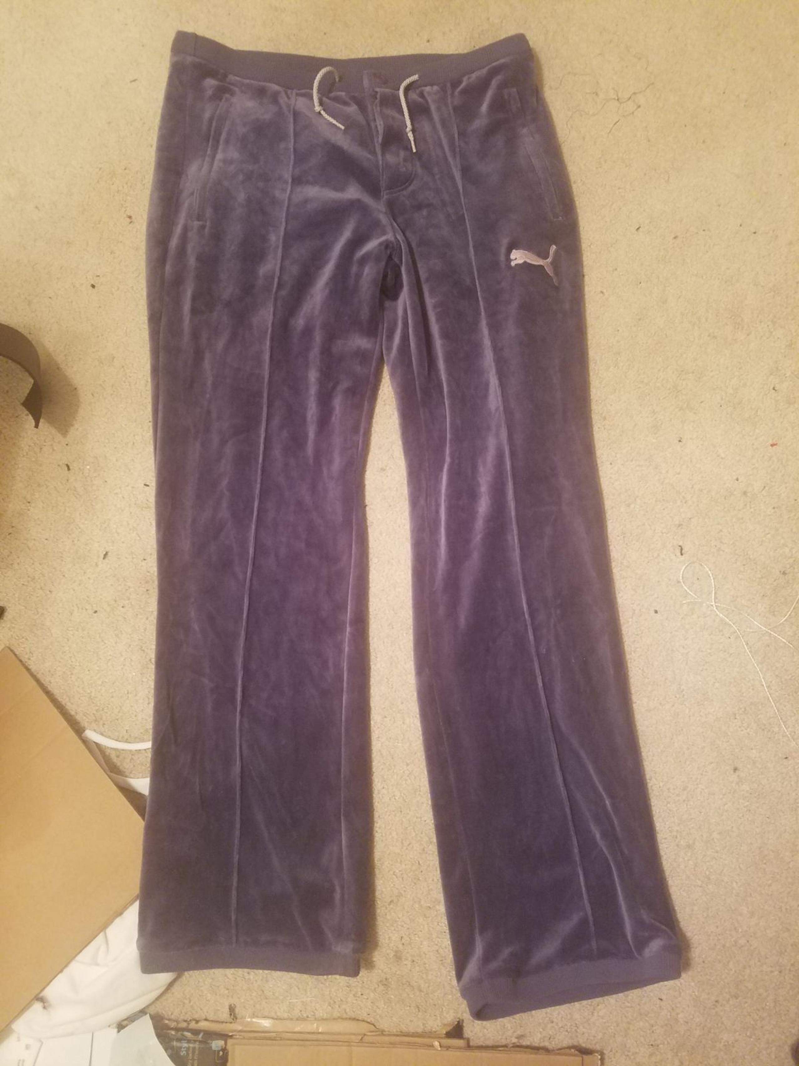 puma vintage look track pants