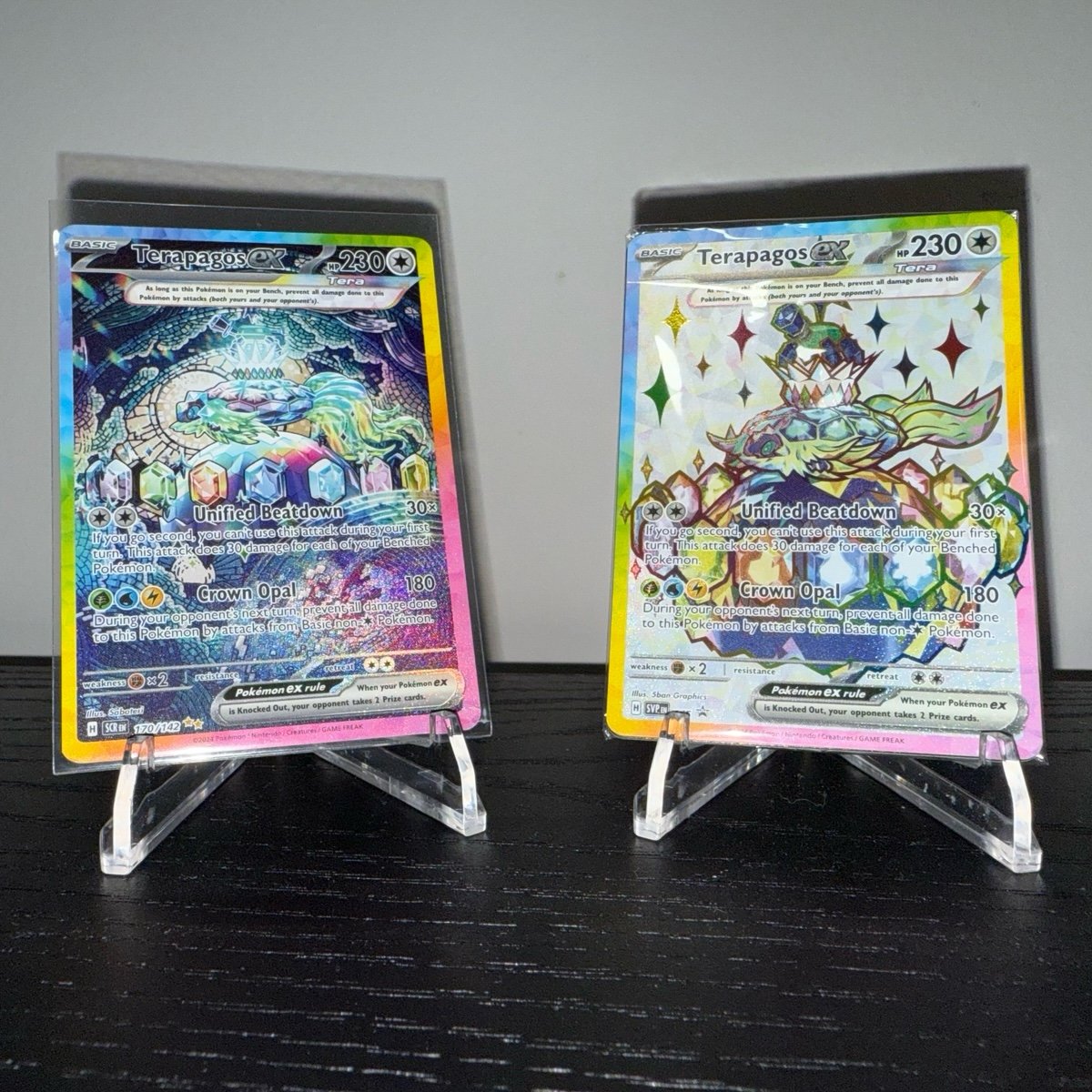 Pokémon Terapagos EX Bundle! - (Terapagos EX 170 & Terapagos EX 165 Promo)