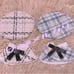 Super popular! Immediate purchase OK! Light blue x white! Plushie clothes 10cm 12cm poncho beret