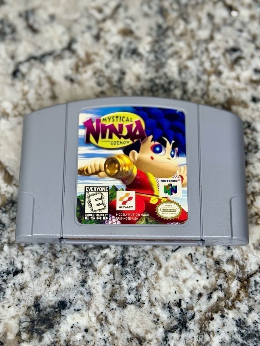 Mystical Ninja Staring Goemon for Nintendo 64, N64 Game Authentic!