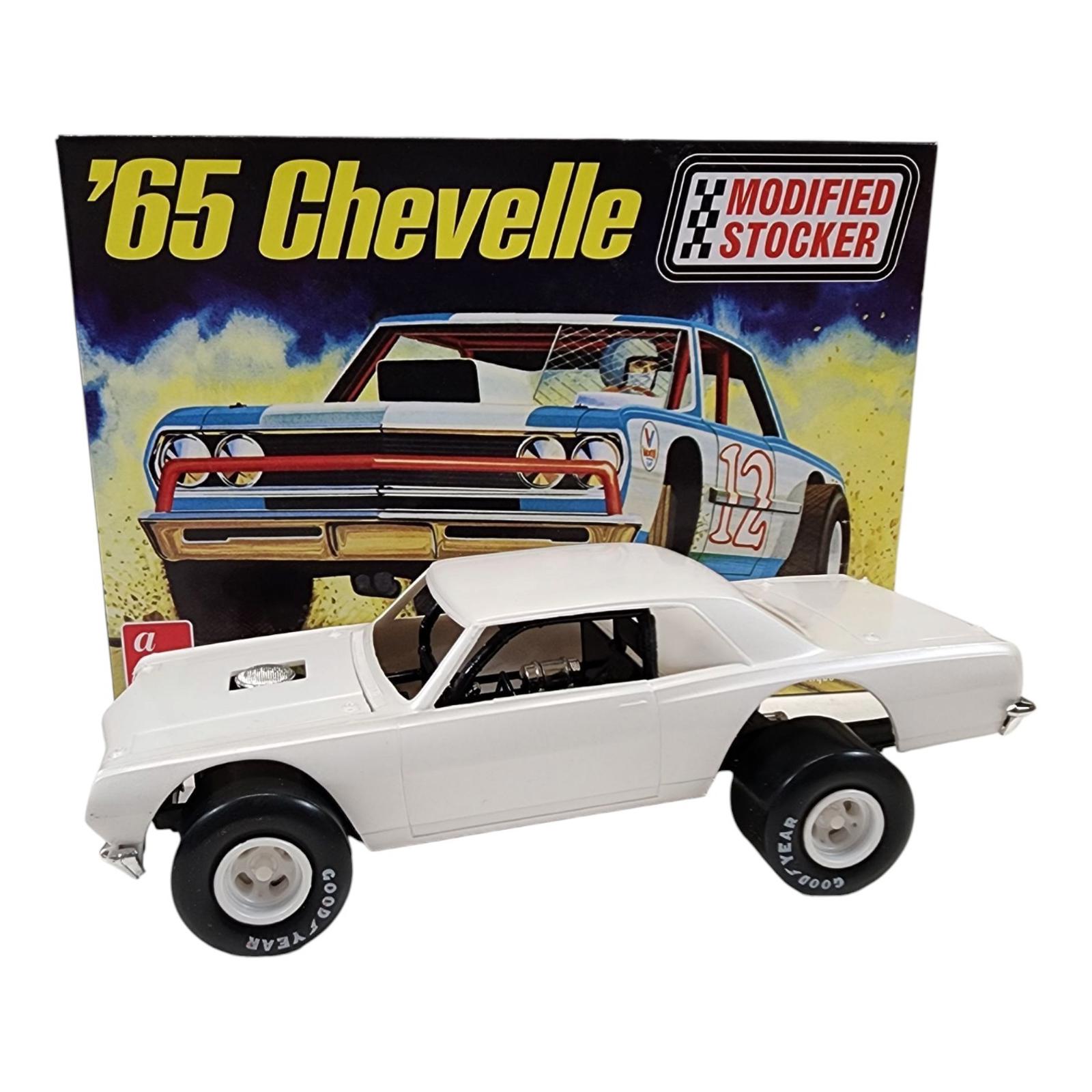 BUILT AMT '65 CHEVELLE MODIFIED STOCKER 1:25 MODEL KIT #1177/12