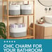 Washable Woven Storage Baskets for Organizing - 3-Pack Cotton Rope Basket