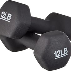 Workout Dumbbell Easy Grip Neoprene Coated, Various Sets and Weight