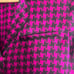 Fleur Du Mal Houndstooth Patterned Button Down Top Womens Small Violet