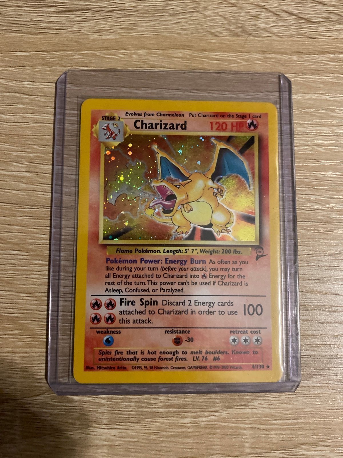 Charizard 2nd Edition Near Mint