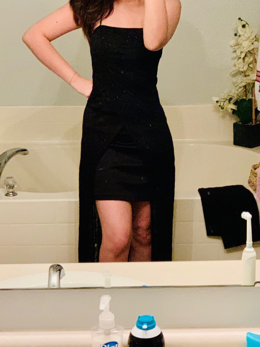 Y2k vampire like dress