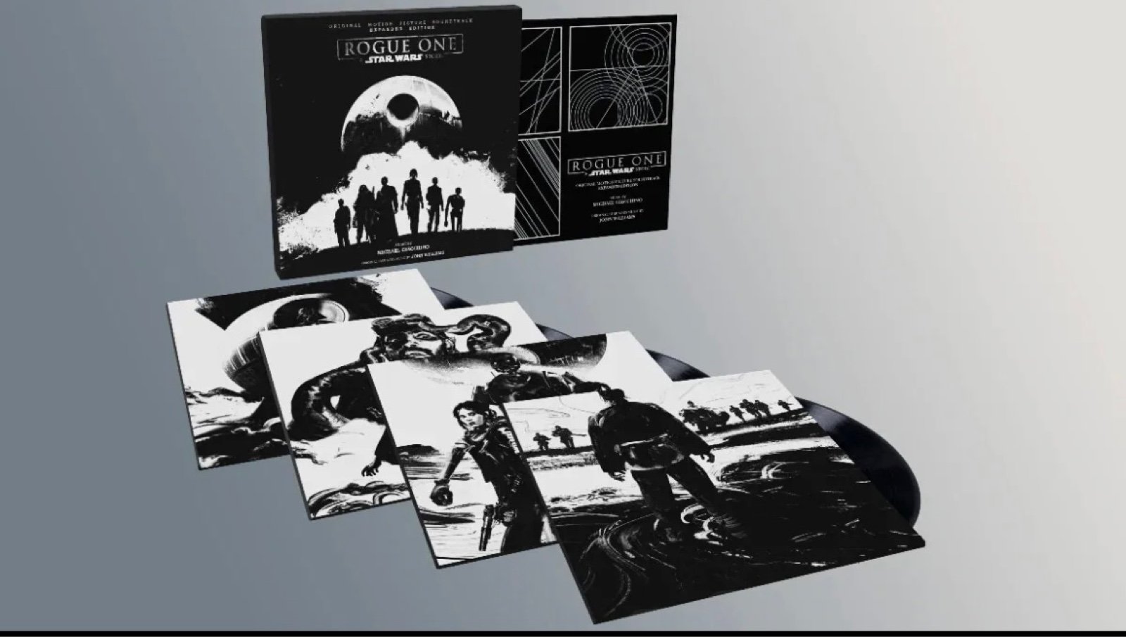 Rogue One A Star Wars Story 4XLP Expanded Edition Vinyl Mondo SEALED!
